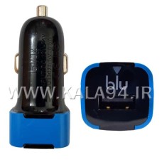 شارژر فندکی BLU / تک USB / ورودی 12 تا 24 ولت / خروجی 5 ولت و 0.5 آمپر / کیفیت بالا